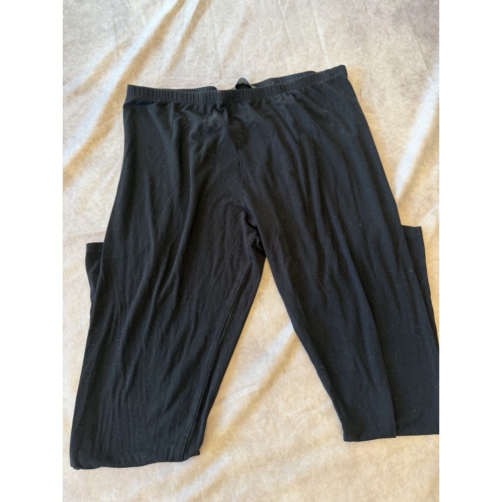 Primark Women's Leggings Size L Black Pull On Stretch Skinny 26.5 Inseam